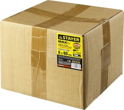 STAYER  6 х 60 мм, потайной бортик, 1500 шт, дюбель-гвоздь (30640-06-060) 30640-06-060