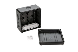 21RT0929R — Коробка распределительная Ridan M BOX (короб), 110х110х67 мм, IP66/IP67, черная 21rt0929r