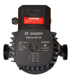 Ридан 015P1220 — Насос RWS 32-160T 230, DN 32, PN 10, длина 230 мм, присоединение — резьба 015p1220
