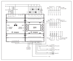 Ридан 087H3805R — Контроллер ECL-3R 331 FC, напряжение питания 24V AC/DC 087h3805r