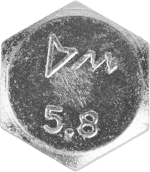 ЗУБР  ГОСТ 7798-70, кл. пр. 5.8, M16 х 50 мм, цинк, 5 кг, болт (303080-16-050) 303080-16-050