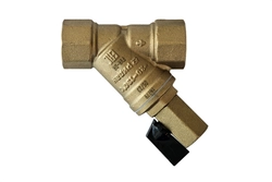 Ридан FVR-DR 065B8345R — Фильтр сетчатый со сливным краном DN40, PN25, Т от -20 °С...130 °С; материал корпуса латунь CW602N 065b8345r