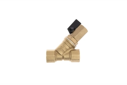 Ридан FVR-DR 065B8345R — Фильтр сетчатый со сливным краном DN40, PN25, Т от -20 °С...130 °С; материал корпуса латунь CW602N 065b8345r