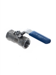 Ридан BVS-R 082X4607R — Шаровый кран резьбовой DN50 PN63, с рукояткой, корпус — коррозионностойкая сталь, шар — коррозионностойкая сталь AISI316; уплотнение по шару R-PTFE (15% C) 082x4607r