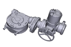 Ридан 065L8279R — Электропривод Ридан AMB-M-45 + MY-6-1SD 220В с блоком управл.; IP67/IP65; для ШК RJIP DN600 станд.прох. или DN500 полн.прох. 065l8279r