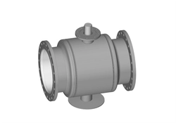 Ридан 065N0387GR — RJIP Premium (Премиум) Кран шаровой FF DN600 PN25 GF (фланцевый, под привод, стандартный проход) 065n0387gr