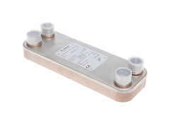 Ридан 021B8724R — Теплообменник пластинчатый паяный BPHE_RD-027-20-3,0-H, присоединительный штуцер Q1/Q2 — L1, Q3/Q4 — H1"1/8 021b8724r
