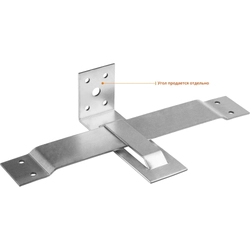ЗУБР  СОС-2.0, 40 x 210 (150) x 2 мм, пластина, скользящая опора для стропил (310166-150) 310166-150