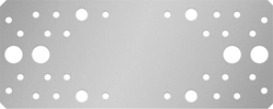 ЗУБР  КП-2.5, 200 x 80 x 2.5 мм, цинк, крепежная пластина (31023-200) 31023-200