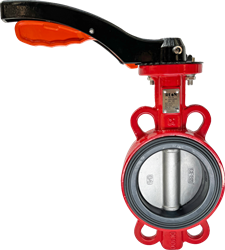 Дисковый поворотный затвор с алюминиевой рукояткой REON тип RSV84RED DN  125 PN 16 125rsv84red