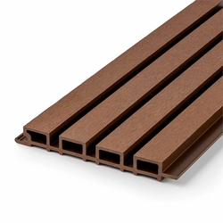 Фасадная реечная панель EasyDecking Вуд-Икс 219х26х3010 Венге Шлифованная LT 26932