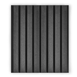 Фасадная реечная панель EasyDecking Вуд-Икс 219х26х3010 Черное дерево Шлифованная LT 26936