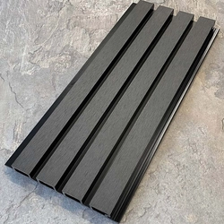 Фасадная реечная панель EasyDecking Вуд-Икс 219х26х3010 Черное дерево Шлифованная LT 26936