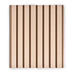 Фасадная реечная панель EasyDecking Вуд-Икс 219х26х3010 Бежевый Шлифованная LT 27471