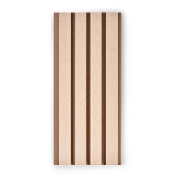 Фасадная реечная панель EasyDecking Вуд-Икс 219х26х3010 Бежевый Шлифованная LT 27471