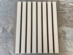 Фасадная реечная панель EasyDecking Вуд-Икс 219х26х3010 Бежевый Шлифованная LT 27471