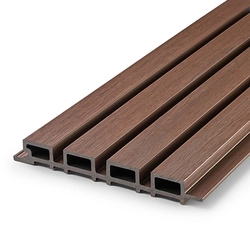 Фасадная реечная панель EasyDecking Ко-Экструзия 219х26х4010 Каштан LT 33574