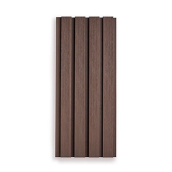 Фасадная реечная панель EasyDecking Ко-Экструзия 219х26х4010 Каштан LT 33574