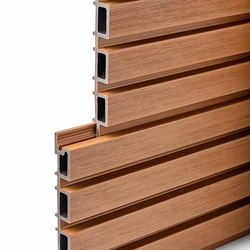 Фасадная реечная панель EasyDecking Ко-Экструзия 219х26х4010 Тик LT 33583