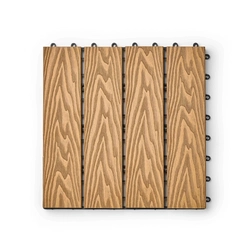 Садовая плитка EasyDecking 300х300х21 Дуб (в 1 уп. - 11 шт., 1 м2) LT 33599
