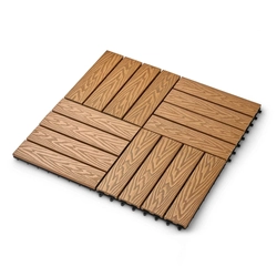 Садовая плитка EasyDecking 300х300х21 Дуб (в 1 уп. - 11 шт., 1 м2) LT 33599