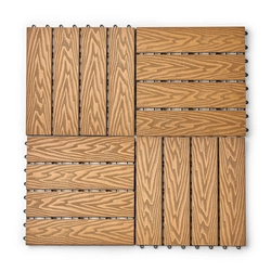 Садовая плитка EasyDecking 300х300х21 Дуб (в 1 уп. - 11 шт., 1 м2) LT 33599