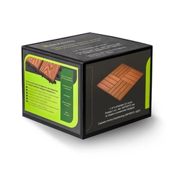 Садовая плитка EasyDecking 300х300х21 Дуб (в 1 уп. - 11 шт., 1 м2) LT 33599
