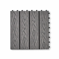 Садовая плитка EasyDecking 300х300х21 Серый (в 1 уп. - 11 шт., 1 м2) LT 33842