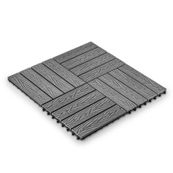 Садовая плитка EasyDecking 300х300х21 Серый (в 1 уп. - 11 шт., 1 м2) LT 33842