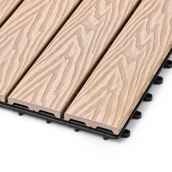 Садовая плитка EasyDecking 300х300х21 Бежевый (в 1 уп. - 11 шт., 1 м2) LT 33843