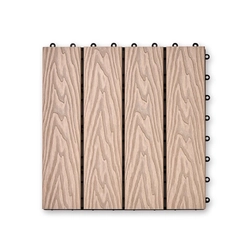 Садовая плитка EasyDecking 300х300х21 Бежевый (в 1 уп. - 11 шт., 1 м2) LT 33843