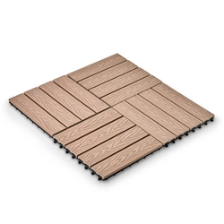 Садовая плитка EasyDecking 300х300х21 Бежевый (в 1 уп. - 11 шт., 1 м2) LT 33843