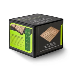Садовая плитка EasyDecking 300х300х21 Бежевый (в 1 уп. - 11 шт., 1 м2) LT 33843