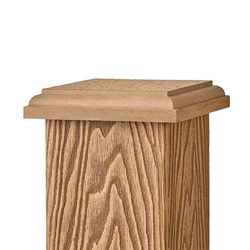 Крышка столба EasyDecking Вуд-Икс 125х125 Дуб LT 27120