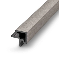 Угол для реечной панели EasyDecking Вуд-Икс 50х50х3010 Серый LT 33611