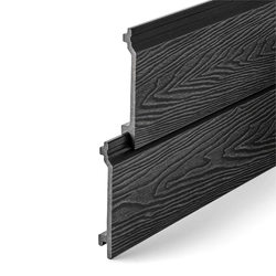 Фасадная панель EasyDecking Вуд-Икс 156х21х3010 Черное дерево 3Д LT 27004