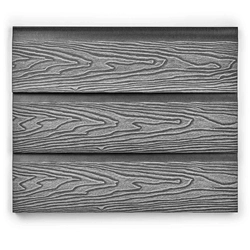 Заборная панель шип-паз EasyDecking Вуд-Икс 146х20х2210 Серый 3Д LT 26965