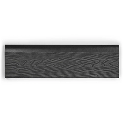 Заборная панель шип-паз EasyDecking Вуд-Икс 146х20х2210 Черное дерево 3Д LT 26966