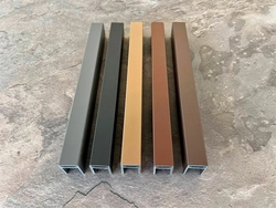 Алюминиевый П-профиль EasyDecking 35x25x3000 Черное дерево LT 27527