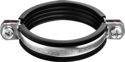ЗУБР  2 1/2″, цинк, 6 шт, трубный хомут с гайкой (37850-75-80) 37850-75-80