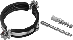 ЗУБР  2 1/2″, цинк, 1 шт, трубный хомут с сантехнической шпилькой и дюбелем (37866-75-80_z01) 37866-75-80_z01