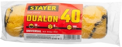 STAYER  DUALON, 40 х 180 мм, бюгель 6 мм, ворс 12 мм, полиакрил, все виды ЛКМ, малярный ролик (02182-18) 02184-18_z01