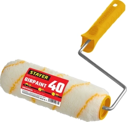 STAYER  GIRPAINT, 40 х 180 мм, бюгель 6 мм, ворс 12 мм, полиакрил, все виды ЛКМ, малярный валик (0315-18) 0315-18_z01