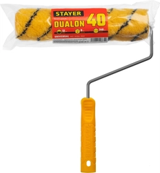 STAYER  DUALON, 40 х 240 мм, бюгель 6 мм, ворс 12 мм, полиакрил, все виды ЛКМ, малярный валик (03184-24) 03184-24_z02