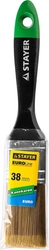 STAYER  UNIVERSAL-ARTEX, 38 мм, 1.5″, искусственная щетина, деревянная ручка, для высокотекучих ЛКМ, плоская кисть (0106-038) 0106-038