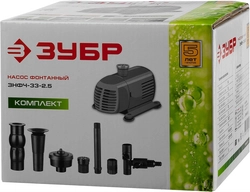 ЗУБР  50 Вт, фонтанный насос (ЗНФЧ-33-2.5) ЗНФЧ-33-2.5