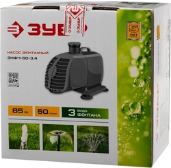 ЗУБР  85 Вт, фонтанный насос (ЗНФЧ-50-3.4) ЗНФЧ-50-3.4