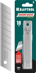 KRAFTOOL  18 мм, 5 шт, сегментированные лезвия (09604-18-S5) 09604-18-S5