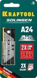 KRAFTOOL  Solingen-А24, 5 шт, трапециевидные лезвия (09625-S5) 09625-S5_z02