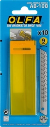 OLFA  9 х 80 х 0.38 мм, 10 шт, сегментированные лезвия (OL-AB-10B) OL-AB-10B
